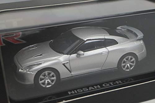 GT-R モデルカー KAB 10011 Amazon | 1/64 NISSAN GT-R R35 #KAB (シルバー) 「NISSAN MODEL CAR