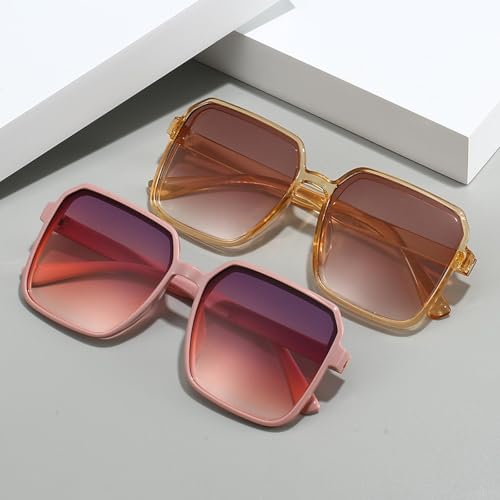 Sunglasses UV400 Protection | Oversized Frame Gradient Lens | for Women Men Outdoor Sports & Driving2