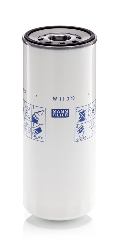 MANN-FILTER Filtro de aceite motor Filtro enroscable W 11 020 Compatible con VOLVO FM FM II FMX III FMX FH II