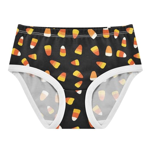 Wusikd Candy Corn Girls' Underwear Cotton Girls Briefs Soft Toddler Underwear 2T