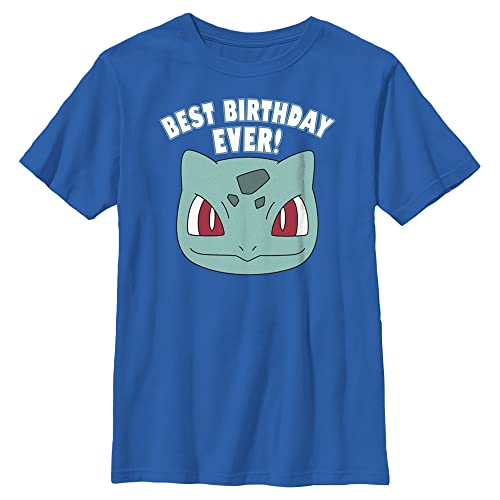Pokemon Unisex-Child Bulbasaur Best Bday Boys Short Sleeve Tee Shirt