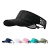AUSFLUG Sun Visor Hat Men Women – Moisture Wicking Lightweight Sports Cap | Quick dry breathable mesh, adjustable ponytail strap, sun blocking for golf, tennis, pickleball, running, beach, hiking