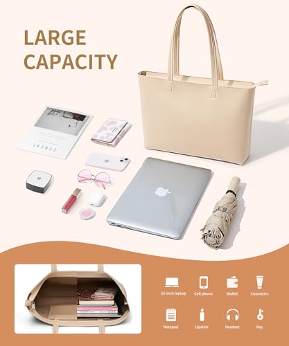 Kalidi Fancy Forest Kalidi Tote Bag Zipper Shoulder Bag Faux Leather Purses For Women Large Casual Handbag Work Dating College thumb #4