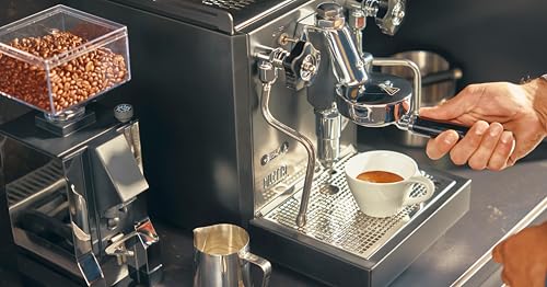 Image of Eureka Mignon Silenzio Espresso Grinder, Chrome, 55mm | Silent Technology, Stepless, Timed Dosing