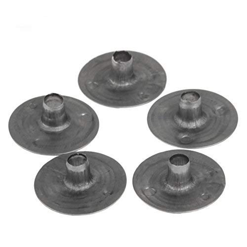 200pcs Support De Mèche à Bougie Bougie mèche Onglet Soutiens en métal pour Fabrication De Bougie Artisant DIY- 12,5 * 2,5mm Cover
