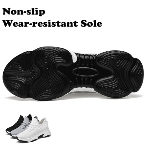 Tallure Sneakers, Tallure Elevator Shoes, Men Women 1.6"/2.4"/3"/4" Invisible Height Boosting Sneaker, Outdoor Comfortable Non-Slip Breathable Mesh Lightweight Daily Leisure Walking Sneakers4