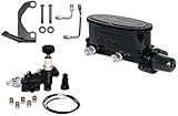 Wilwood 261-13269-BK Aluminium Tandem Master Cylinder Kit (w/Brkt & Prop Valve 1in)