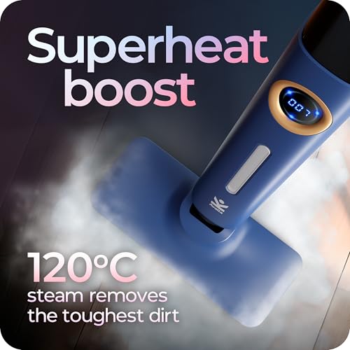 Avalla T-20 High Pressure Steam Mop, Triple the Cleaning Power, 15s Rapid Warmup, 120°C Boost, Large 500ml Tank (Blue) - Image 3