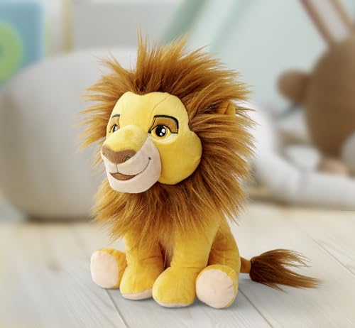 Disney Lion King, 30 Jahre König der Löwen, Mufasa, 25cm Plüschtier, ab den ersten Lebensmonaten geeignet
