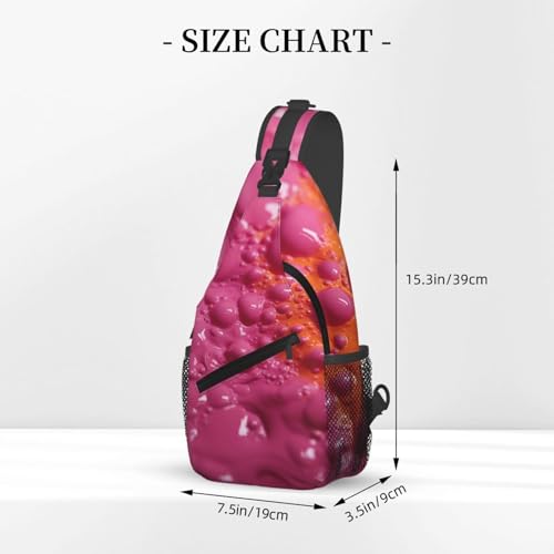 Bolso tipo sling unisex negro para trekking y viaje miniatura 2