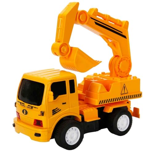 Şehrin İnşaat Araçları Pilli Sürtünen Işıklı-Kepçe URT012-001