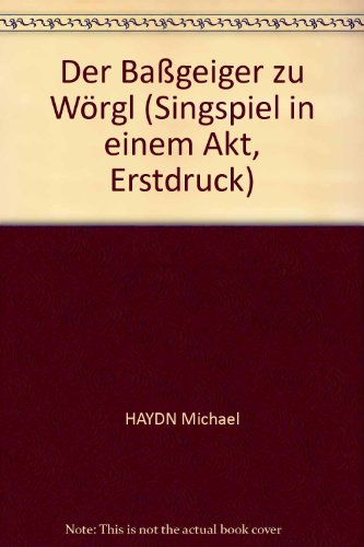 Der Baßgeiger für 2Singstimme Streicher Basso