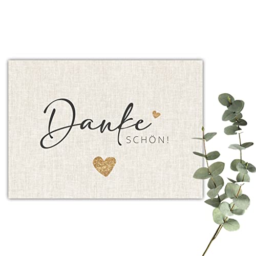 25 Dankeskarten Dankeskarte Postkarte Danke Karte Danke Dankeschön Karten, Danksagungskarten Vielen Dank Karten Boho Cover