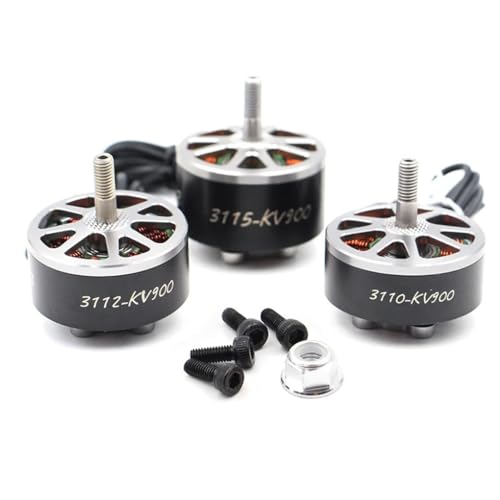SPARKHOBBY 3110 3112 3115 900KV FPV Brushless Motor 6S Lipo 5mm Shaft for 8~10inch Propeller X8 X9 X10 Long Range Drone Parts (4PCS 3115 KV900)