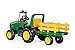 Peg Perego John Deere Heavy Duty Tractor Extra-Large 12 Volt Ride on Tractor for Kids Ages 3-7