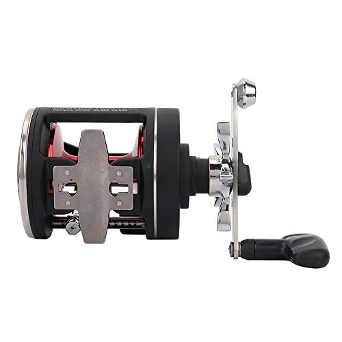 Image of Trolling Reels Equipped Ice Fishing Rod & Reel Combos Aluminum Alloy Drum Wheel Fishing Reel with Line Counter for Sea Fishing