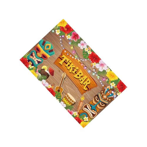 susiodeu Banner decorativo para fiesta en la playa, cumpleaños de verano, fondo para fotos con temática hawaiana, luau y tiki. Permite que la gente se empape del entusiasmo hawaiano. ¿Es decoración