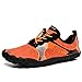 CGBF-Minimalistische Kletterschuhe Wasserschuhe Leicht Rutschfeste Wanderschuhe Atmungsaktiv Schnell Trocknend Laufschuhe Unisex Wanderstiefel, Orange - Orange - Größe: 41 1/3 EU