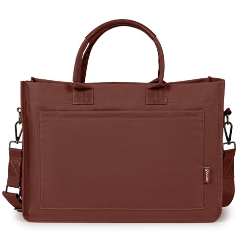 Gocase Bolsa Tote Mini Feminina Reforçada com Alça Transversal Trabalho e Faculdade (Marrom)