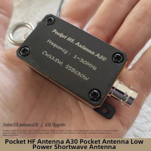 Antena de radio de onda corta HF 1-30MHz portátil vertical A25 2