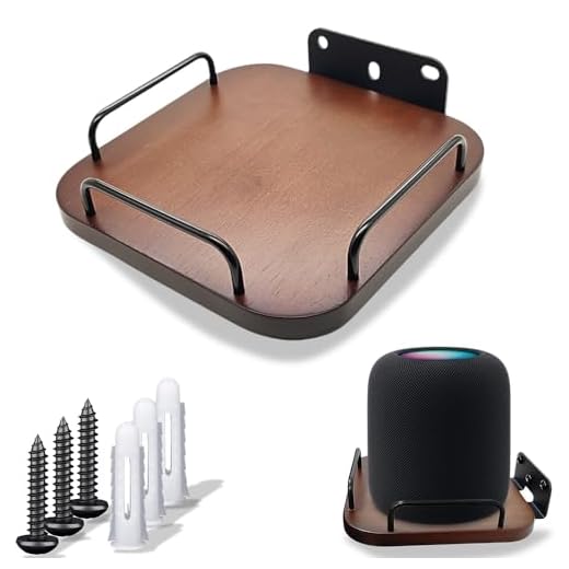 Counlisha Suporte de parede universal de madeira, suporte de parede seguro ajustável para brinquedos, suporte de parede de madeira real compatível com Bose, homepod, JBL, Sonos, Sony, KEF, Google