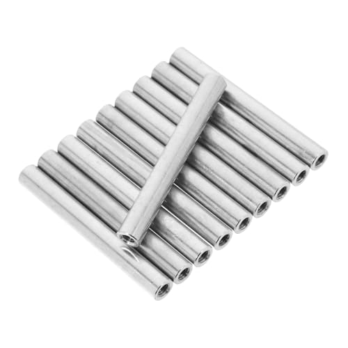 OUNONA 10pcs Electrolyzer Aluminum Rod Hot Water Heater Replacement Rods Electromagnetic Project Rods Water Test Rods Electrolysis Test Rod for Water Square Aluminum Rods Silver