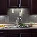 Aspect Peel and Stick Backsplash 3in x 6in Brushed Champagne Short Grain Metal Tile for Kitchen and Bathrooms (8-Pack)