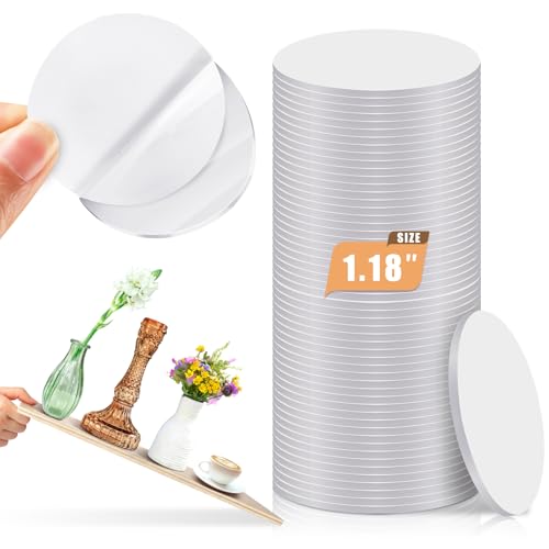 Gilprop 50 Pcs Extra Large 1.18 Putty Museum Clear Mounting