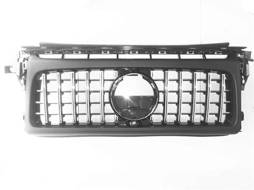 Grille de calandre Mercedes W464 G63 AMG 2019-2023 style GT argent maille pour pare-chocs avant