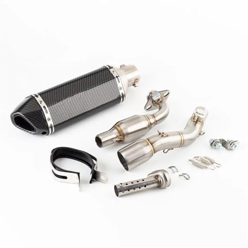 Silencieux d'échappement pour Yamaha NVX 155 V2 avec collecteur complet de type B