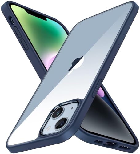 Image of mobistyle Designed for iPhone 15 Plus | Enhanced Metal Camera Guard | Phone Back Cover Case for iPhone 15 Plus (Blue)