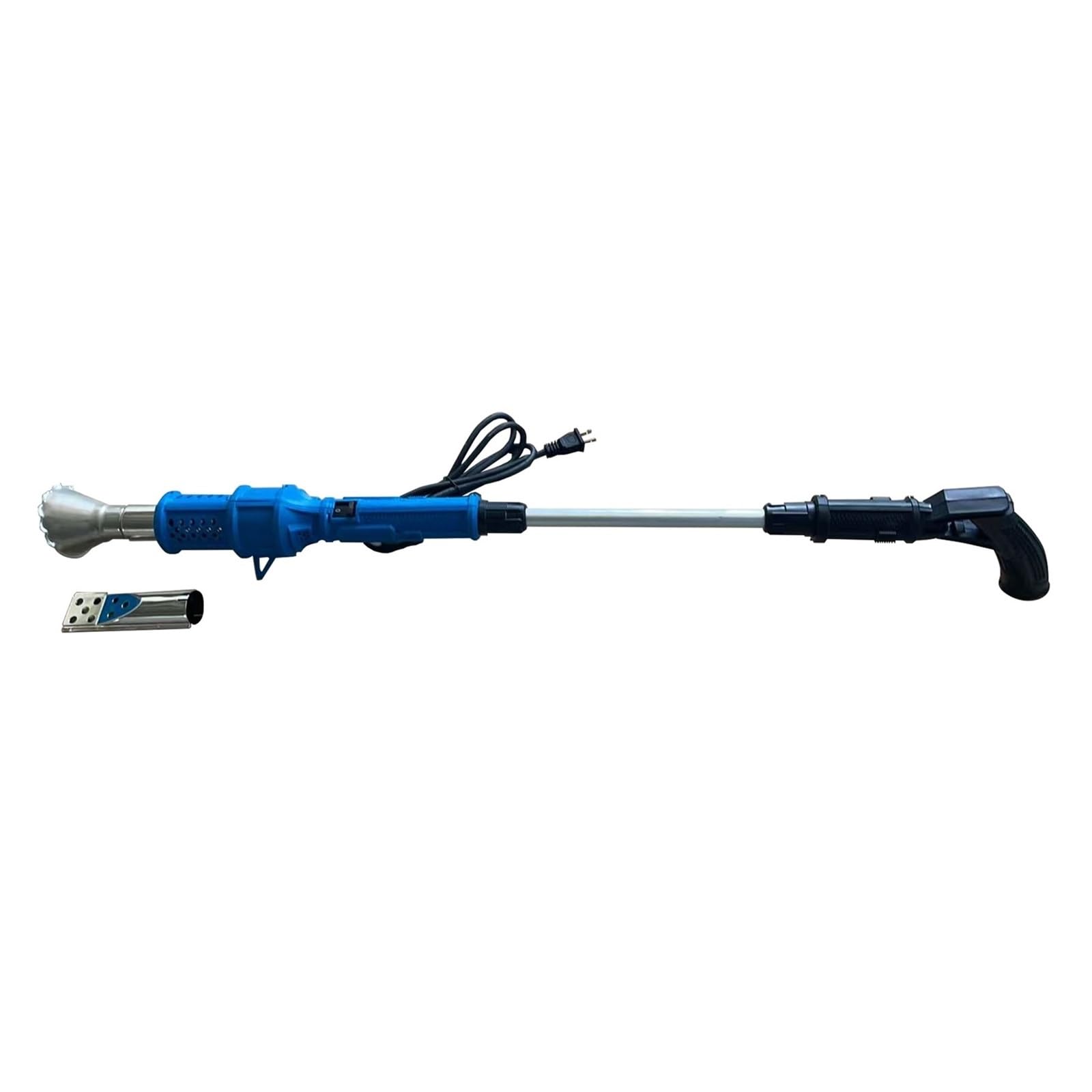 Diserbatore termico elettrico Bruciatore for erbacce da 2000 W Tosaerba elettrico Diserbante ad aria calda Fino a 650 ° C Strumenti for la rimozione 'erba Fiamma Erbaccia,Maggiore(Blauw)