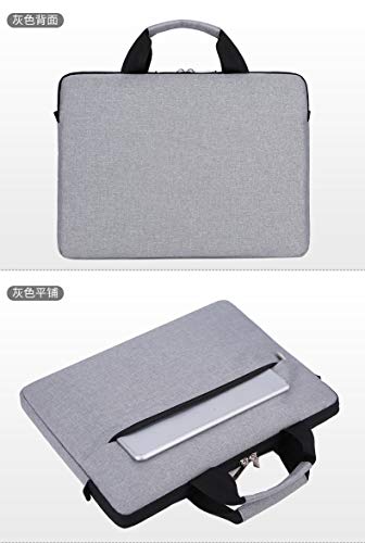 Maletín para Laptop 15.6 pulg Resistente al Agua y Golpes Gris miniatura 6