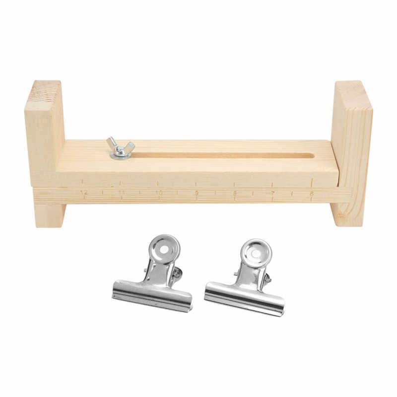 Wooden Weaving Rack Bracelet Weaving Rack Solid Wood with Clips for Bracelet for Necklace for Rope