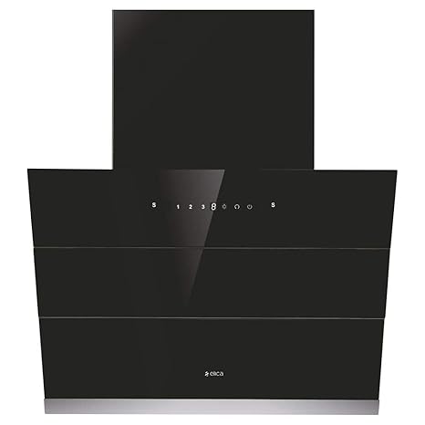 Elica 60 cm 1200 m3/hr Filterless Autoclean Kitchen Chimney with 15 Years Warranty (EFL-S601 HAC VMS, Touch + Motion Sensor Control, Black)