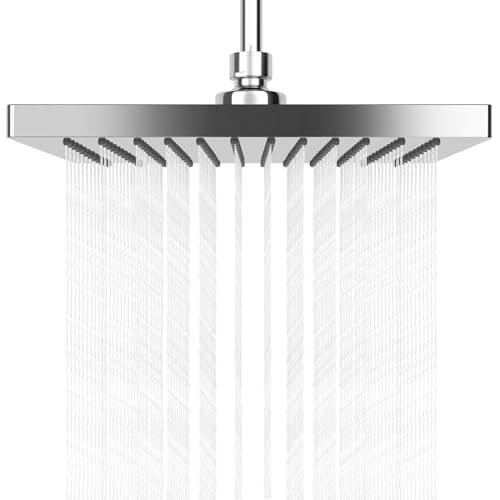 AiQInu 10 Zoll Eckig Duschkopf Regendusche,Verstellbarer...