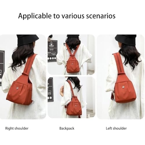 Waterproof 2-Way Commuter Bag, Efficient Storage Design Travel Tote, Anti-Theft Convertible Travel Bag3