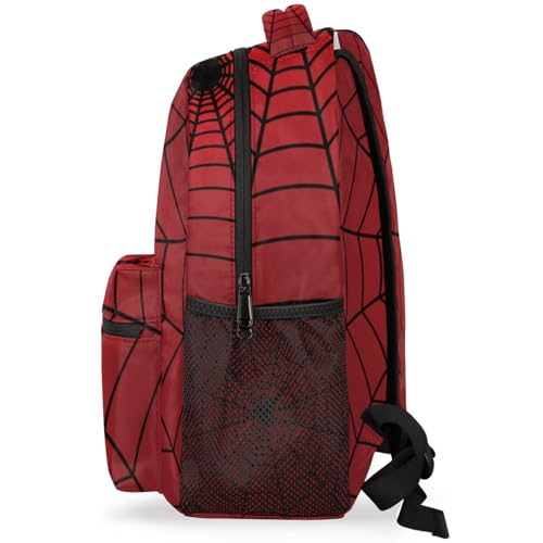 Spiders Web Kids Backpack for School Backpack Waterproof High College Bookbag Laptop Backpack Casual Gothic Daypack Elementary School Bag for Boys Girls3