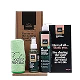 Rubio Monocoat Bodenreiniger Box, Parkett Pflegeset mit Holzbodenreiniger und Spray, mikrobiologische Holzpflege für Möbel und geölte Boden, ökologischer Intensivreiniger gegen Flecken, Alpine Meadow