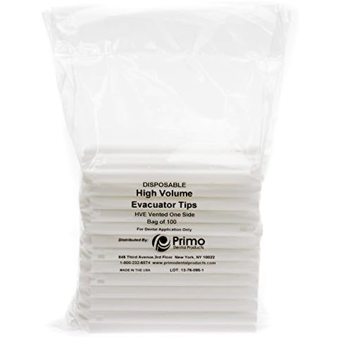 Primo Dental HVE Evacuator Tips Vented Cover