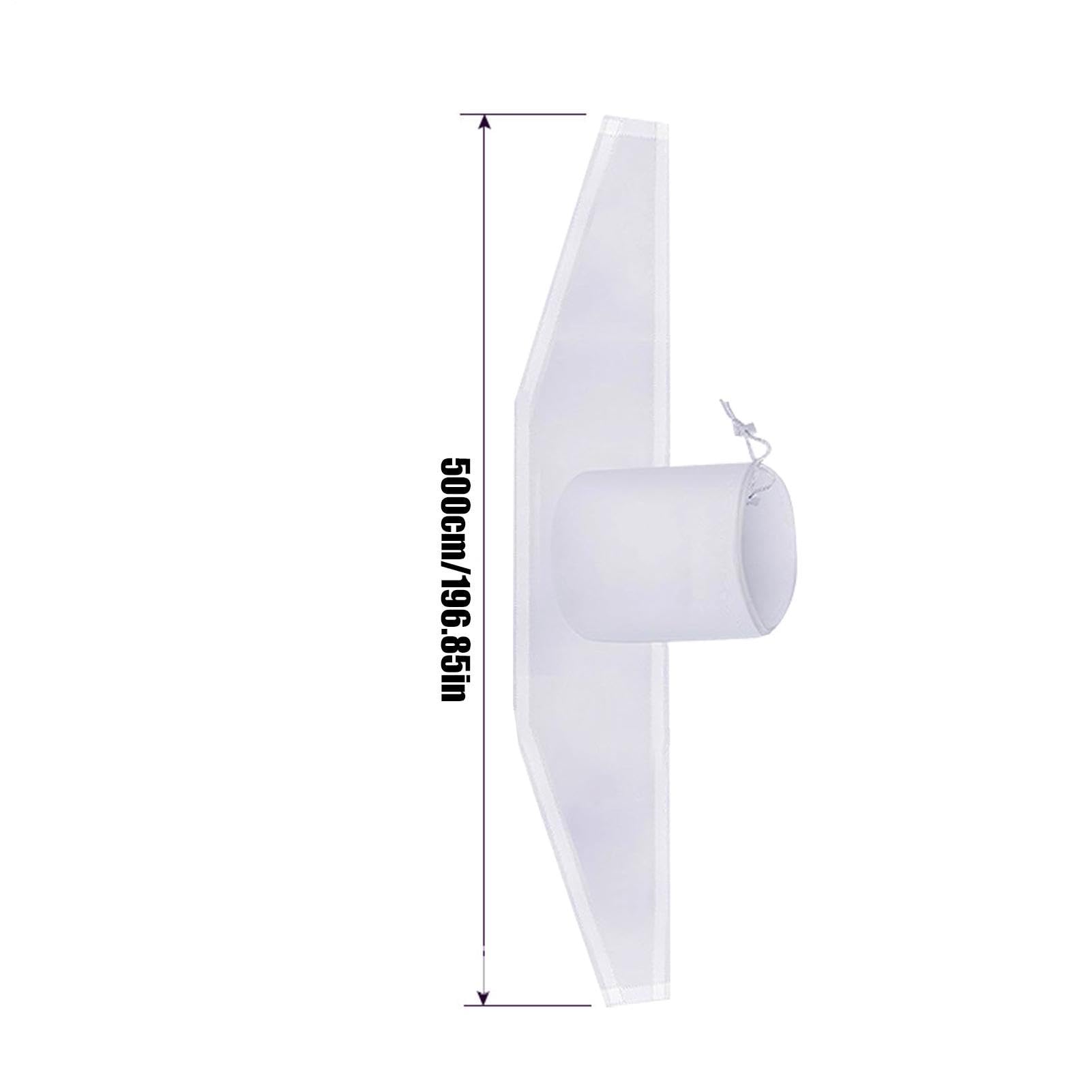 Kit de sellado de aire acondicionado para ventana, resistente al agua, sin taladrar, protector de ventilación de CA, carcasa de tela portátil para el hogar, dormitorio, apartamento, alquiler, hotel