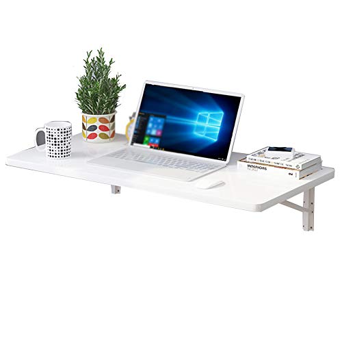 Table pliante à abattant murale blanche pour désencombrer votre studio - 4