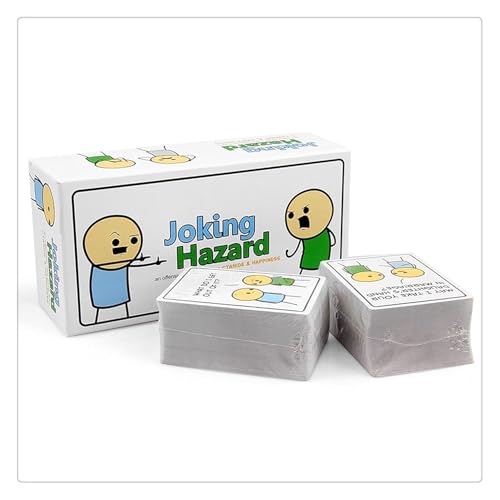 Image of Awestuffs Family Board Games for Adults and Kids - Ages 8 and up, 2 to 8 Players (Joking Hazard)