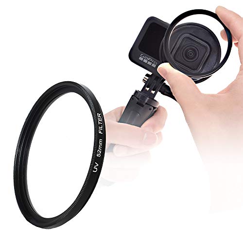 GLIDER GoPro�p UV�t�B���^�[ 52mm �P�i HERO13�`6Black/5/11Black Mini�Ή� UV�J�b�g�����Y ���O���z�� �t�B���^�[�̂� GLD5284MJ136