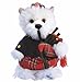 Westie TARTAN PIPER Dog plush toy West Highland White Terrier