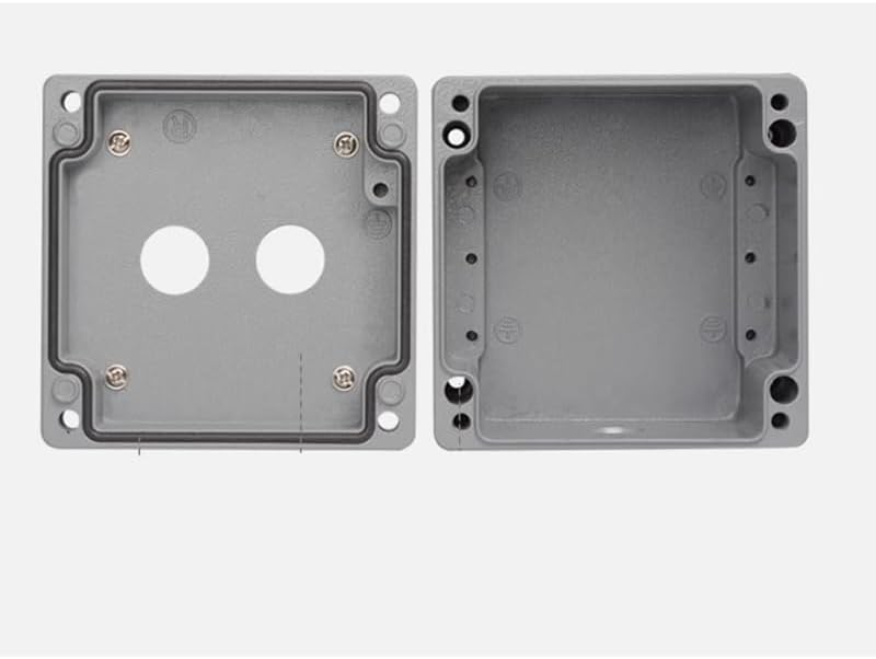 Metal Button Switch Control Box Emergency Stop Waterproof cast Aluminum Alloy Start Industrial Two or Three Position Switch emer(1)