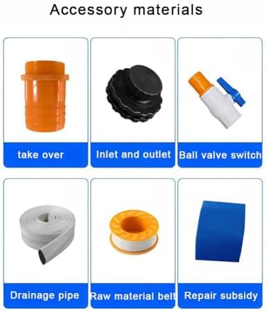 Easy Install Canvas Pond Pool with Bracket - Above Ground Outdoor Water Storage & Irrigation Solution for Gardens, Pools, & Backyard Fun