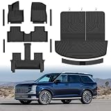 Mixsuper Floor Mat & Cargo Liner for Hyundai Palisade 2020-2025 7/8 Seat