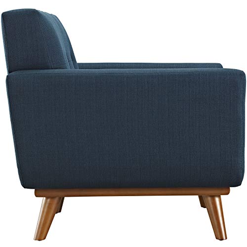 Sillón Tapizado Plegable Azul miniatura 5