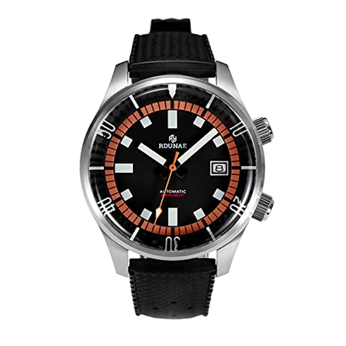 RDUNAE/RETANGULA R3 43mm Reloj mecánico automático para hombre Reloj de pulsera de buceo de acero inoxidable de cristal de zafiro de lujo, Color 5